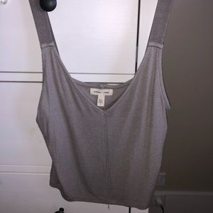 silence and noise tan tank top